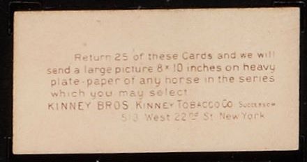 N230 1889 Kinney Famous Running Horses